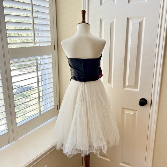 White House Black Market Strapless Tulle Party Dress - Picture 6 of 14